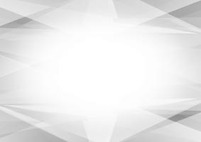 Progettazione moderna geometrica di colore grigio e bianco astratto su fondo, illustrazione di vettore