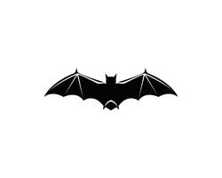 Modello di logo e simboli del pipistrello vettore