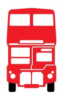 Autobus a due piani di Londra vettore