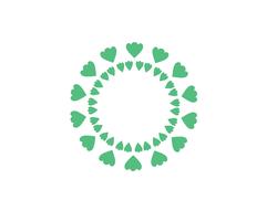 foglia verde natura logo e simbolo modello vettoriale ..