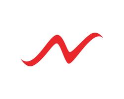 n logo Lettera vettoriale icone loghi app