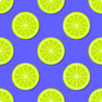 Fette di lime Lime Summer Background vettore