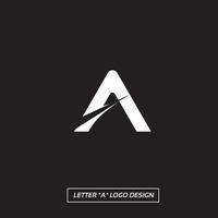 logo design lettera a, logo a.logo design iniziale un vettore