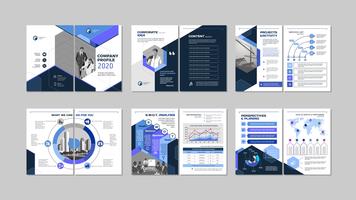 Brochure design creativo. vettore