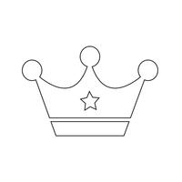 Illustrazione vettoriale di corona icona