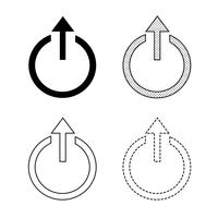 Illustrazione di icona freccia vettoriale