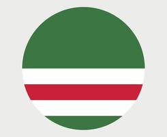 Repubblica cecena bandiera nazionale europa emblema icona illustrazione vettoriale elemento di disegno astratto
