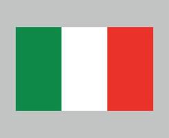 italia bandiera nazionale europa emblema simbolo icona illustrazione vettoriale elemento di design astratto