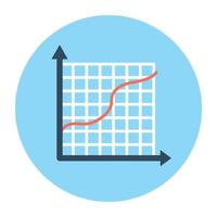 concetti del grafico a linee vettore