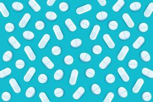 pillole mediche e capsule farmacia vettore