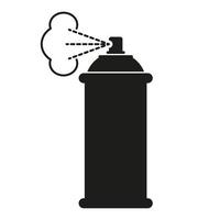 icona della bomboletta spray. illustrazione vettoriale isolato su sfondo bianco