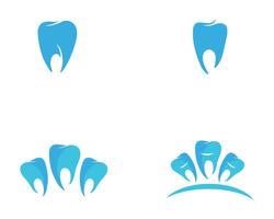 Logo dentale modello illustrazione vettoriale