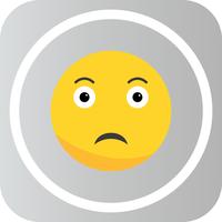 Icona di Emoji triste vettoriale