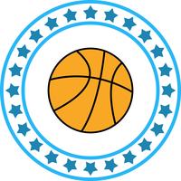 Icona di pallacanestro di vettore