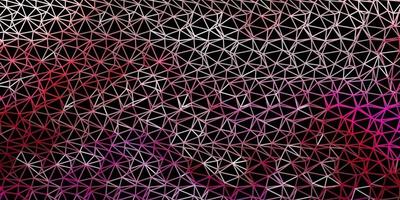 modello di mosaico triangolo vettoriale rosa chiaro.