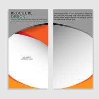 brochure geometrica o modello di layout dell'opuscolo, sfondo del design della copertina del rapporto con un design elegante e semplice vettore
