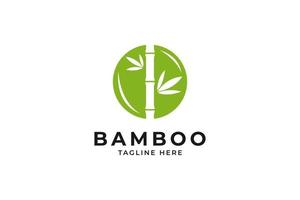 modello vettoriale di bambù logo design