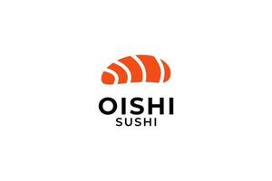 modello vettoriale di sushi logo design