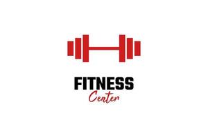 modello vettoriale di progettazione del logo del centro fitness e palestra