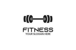 modello vettoriale di progettazione del logo del centro fitness e palestra