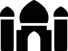 illustrazione vettoriale della moschea su uno sfondo. simboli di qualità premium. icone vettoriali per il concetto o la progettazione grafica.