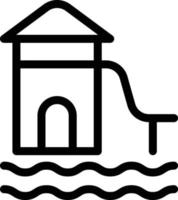 illustrazione vettoriale d'acqua su uno sfondo. simboli di qualità premium. icone vettoriali per il concetto o la progettazione grafica.