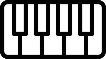 illustrazione vettoriale di pianoforte su uno sfondo. simboli di qualità premium. icone vettoriali per il concetto o la progettazione grafica.