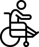 illustrazione vettoriale di handicap su uno sfondo. simboli di qualità premium. icone vettoriali per il concetto o la progettazione grafica.
