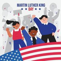 Il giorno di Martin Luther King vettore