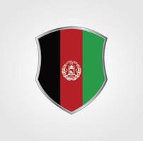 design della bandiera dell'Afghanistan vettore