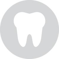 Icona del dente vettoriale