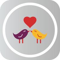 Vector Birds Love Icon