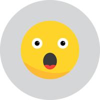 Icona di Emoji di sorpresa vettoriale