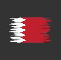 pennellata bandiera bahrain, bandiera nazionale vettore