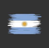 pennellata bandiera argentina, bandiera nazionale vettore