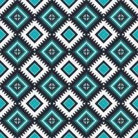 verde verde acqua nero geometrico etnico orientale modello design tradizionale per sfondo, moquette, carta da parati, abbigliamento, avvolgimento, batik, tessuto, illustrazione vettoriale stile ricamo