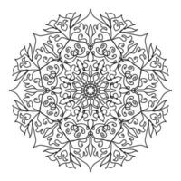 elementi di decorazione d'arte mandala modello circolare vettore