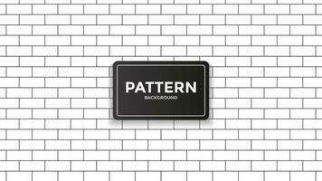 vettore di pattern di mattoni. buono per design aggiuntivo, elemento aggiuntivo, ecc.