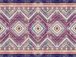 nativo americano indiano ornamento modello geometrico etnico tessile tessitura tribale azteco modello navajo messicano tessuto senza cuciture vettore decorazione moda