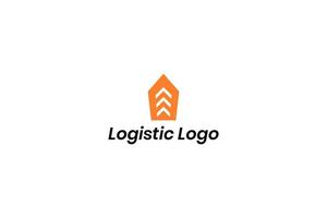 vettore di progettazione del logo logistico