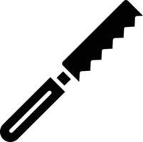 stile icona coltello pane vettore