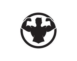 Oggetto di vettore e icone per Sport etichetta, palestra distintivo, Fitness Logo Design