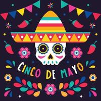 concetto di festival di cinco de mayo vettore