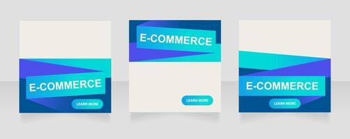 l'e-commerce innova il modello di progettazione di banner web con tecnologia vettore