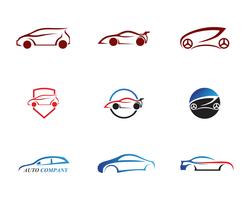 Race car logo, design semplice illustrazione vettore