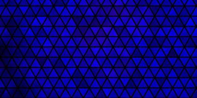 modello vettoriale blu scuro con stile poligonale.