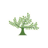 logo astratto dell'albero di vettore