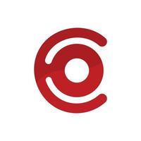 icona della lettera c. logo della lettera c vettoriale. vettore