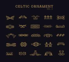 Set di ornamenti celtici