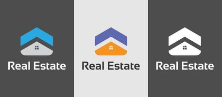 semplice icona del logo immobiliare categoria immobiliare ma anche nell'edilizia, nell'architettura e in altri usi correlati. illustrazione vettoriale